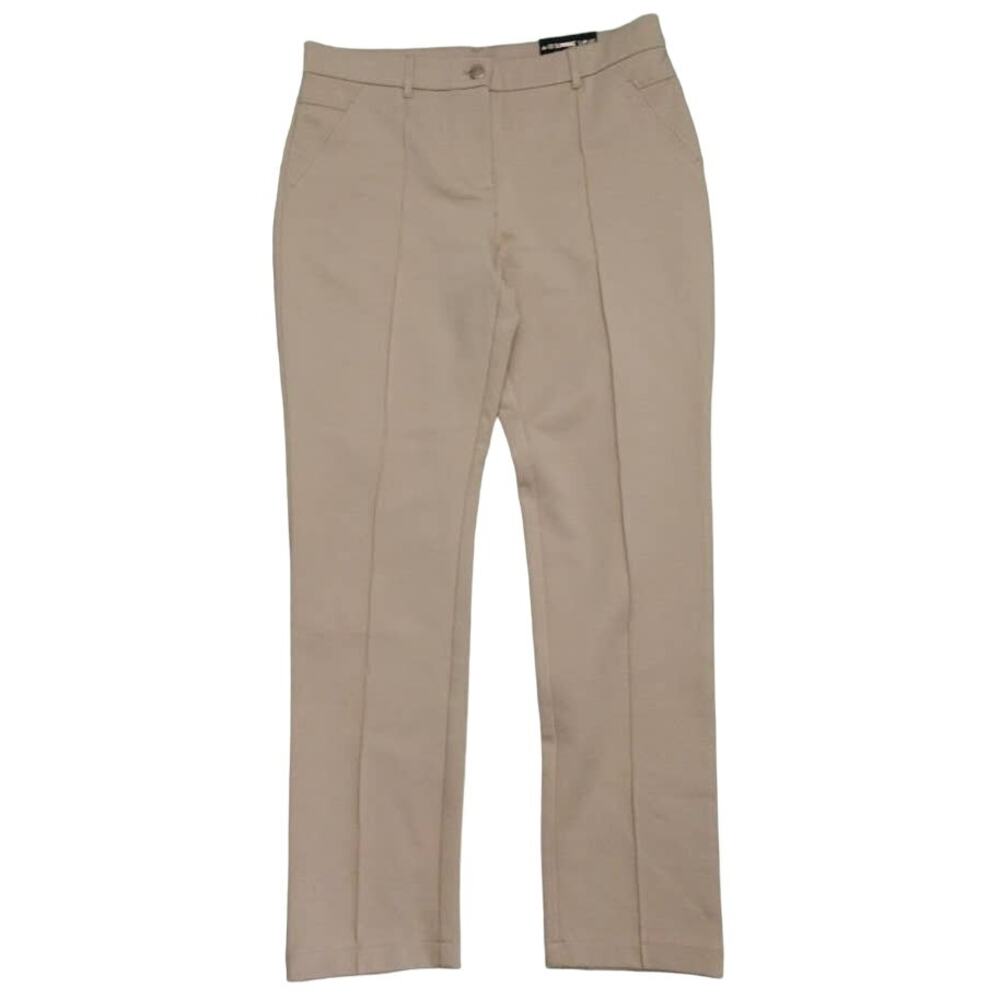 Chicos So Slimming Elyse Pant Arabian Camel Tan Slim Leg Size 2 (12) Regular NEW